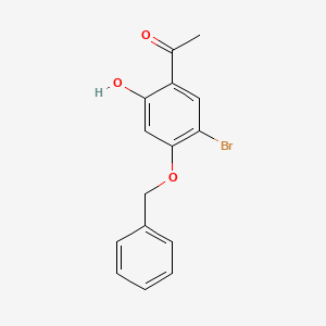 1-(4-(Benzyloxy)-5-bromo-2-hydroxyphenyl)ethanone