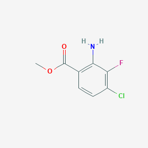 Methyl 2-amino-4-chloro-3-fluorobenzoate