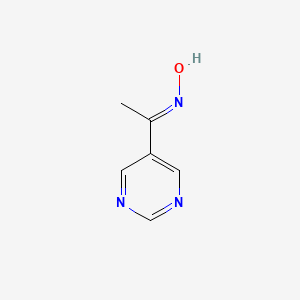 (E)-1-(pyrimidin-5-yl)ethanone oxime