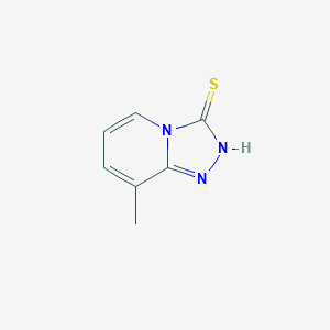 s-Triazolo[4,3-a]pyridine-3-thiol, 8-methyl-