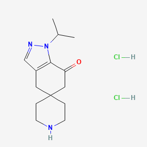 1-Isopropyl-4,6-dihydrospiro[indazole-5,4'-piperidin]-7(1H)-one dihydrochloride