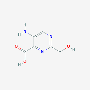 5-Amino-2-(hydroxymethyl)pyrimidine-4-carboxylic acid