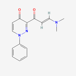 (E)-3-(3-(Dimethylamino)acryloyl)-1-phenylpyridazin-4(1H)-one