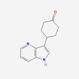 4-(1H-Pyrrolo[3,2-B]pyridin-3-YL)cyclohexanone