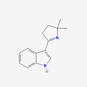 3-(5,5-Dimethylpyrrolidin-2-ylidene)-3H-indole