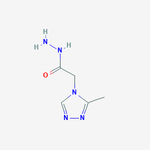 2-(3-Methyl-4H-1,2,4-triazol-4-yl)acetohydrazide