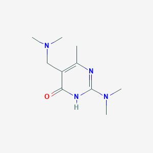 2-(Dimethylamino)-5-((dimethylamino)methyl)-6-methylpyrimidin-4(1H)-one