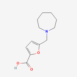 B1309890 5-(Azepan-1-ylmethyl)furan-2-carboxylic acid CAS No. 878680-54-7