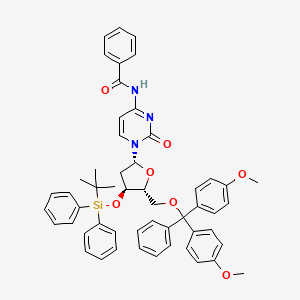 N-benzoyl-5'-O-[Bis(4-methoxyphenyl)phenylmethyl]-2'-deoxy-3'-O-[(1,1-dimethylethyl)diphenylsilyl]Cytidine