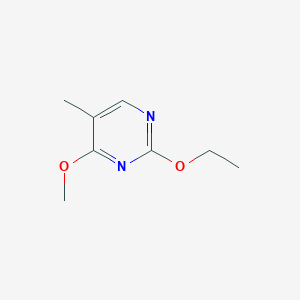 molecular formula C8H12N2O2 B13098937 2-Ethoxy-4-methoxy-5-methylpyrimidine 