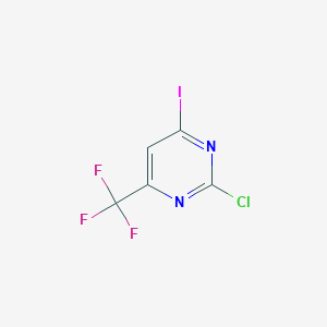 2-Chloro-4-iodo-6-(trifluoromethyl)pyrimidine