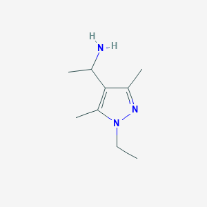 1-(1-Ethyl-3,5-dimethyl-1H-pyrazol-4-yl)-ethylamine