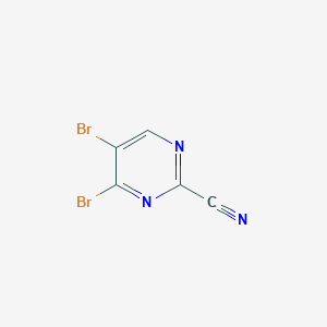 4,5-Dibromopyrimidine-2-carbonitrile