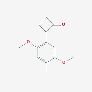 2-(2,5-Dimethoxy-4-methylphenyl)cyclobutanone