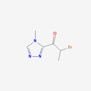 2-Bromo-1-(4-methyl-4H-1,2,4-triazol-3-yl)propan-1-one