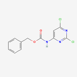 (2,6-dichloro-4-pyrimidinyl)Carbamic acid phenylmethyl ester