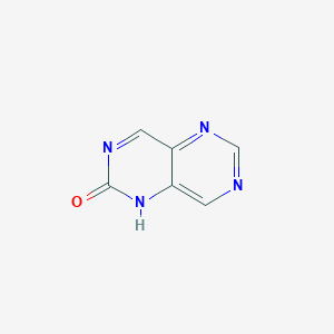 molecular formula C6H4N4O B13099119 Pyrimido[5,4-d]pyrimidin-2(1H)-one CAS No. 28285-66-7