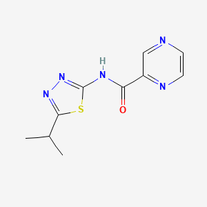 N-(5-Isopropyl-1,3,4-thiadiazol-2-yl)-2-pyrazinecarboxamide