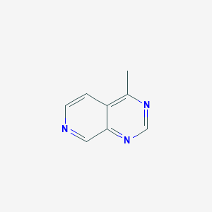 molecular formula C8H7N3 B13099228 4-Methylpyrido[3,4-d]pyrimidine 