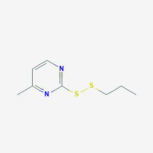 4-Methyl-2-(propyldisulfanyl)pyrimidine