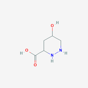 3-Pyridazinecarboxylic acid, hexahydro-5-hydroxy-