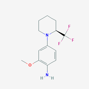 (S)-2-Methoxy-4-(2-trifluoromethyl-piperidin-1-yl)-aniline