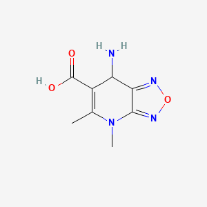 7-Amino-4,5-dimethyl-4,7-dihydro-[1,2,5]oxadiazolo[3,4-b]pyridine-6-carboxylic acid