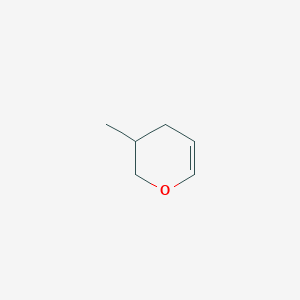 molecular formula C6H10O B13099409 3-methyl-3,4-dihydro-2H-pyran CAS No. 91293-93-5