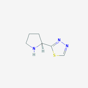 (S)-2-(Pyrrolidin-2-yl)-1,3,4-thiadiazole