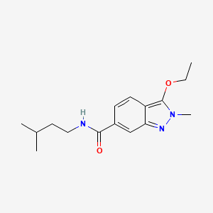 3-Ethoxy-2-methyl-N-(3-methylbutyl)-2H-indazole-6-carboxamide