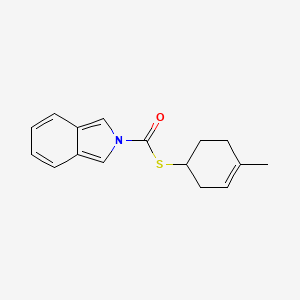 molecular formula C16H17NOS B13099626 S-(4-Methylcyclohex-3-en-1-yl) 2H-isoindole-2-carbothioate 