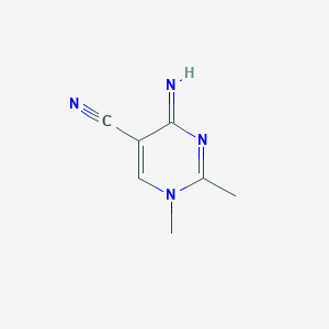 4-Imino-1,2-dimethyl-1,4-dihydropyrimidine-5-carbonitrile