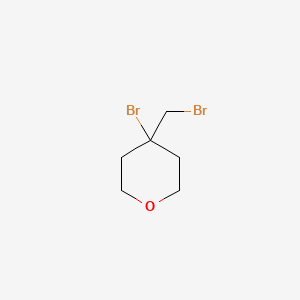 4-Bromo-4-(bromomethyl)oxane