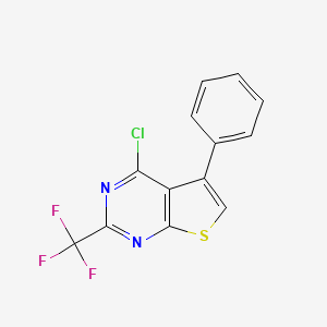 4-Chloro-5-phenyl-2-(trifluoromethyl)thieno[2,3-d]pyrimidine