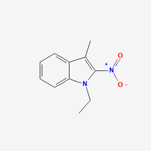 1-Ethyl-3-methyl-2-nitro-1H-indole