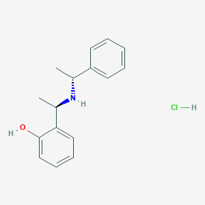 2-((R)-1-(((R)-1-Phenylethyl)amino)ethyl)phenol hydrochloride