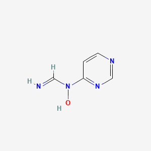 N-Hydroxy-N-(pyrimidin-4-yl)formimidamide