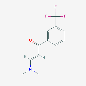 (2E)-3-(dimethylamino)-1-[3-(trifluoromethyl)phenyl]prop-2-en-1-one