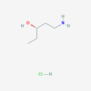 (3S)-1-aminopentan-3-ol;hydrochloride