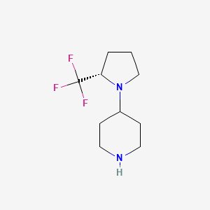 (S)-4-[2-(Trifluoromethyl)-1-pyrrolidinyl]-piperidine