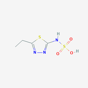 (5-Ethyl-1,3,4-thiadiazol-2-yl)sulfamic acid