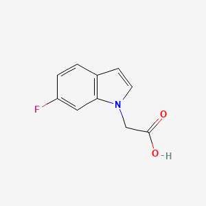 molecular formula C10H8FNO2 B1310028 2-(6-Fluoro-1H-indol-1-yl)acetic acid CAS No. 887685-54-3
