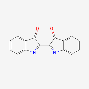 molecular formula C16H8N2O2 B13100302 Dehydroindigo CAS No. 2903-89-1