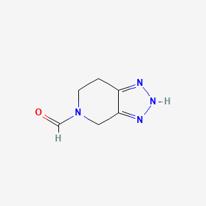 6,7-Dihydro-1H-[1,2,3]triazolo[4,5-c]pyridine-5(4H)-carbaldehyde