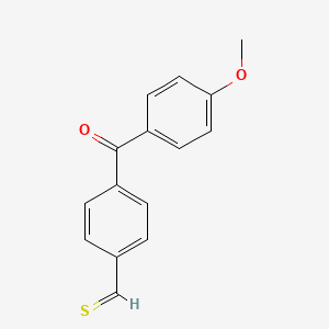 4-(4-Methoxybenzoyl)thiobenzaldehyde