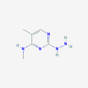 2-hydrazinyl-N,5-dimethylpyrimidin-4-amine