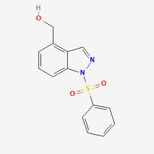 (1-(Phenylsulfonyl)-1H-indazol-4-yl)methanol