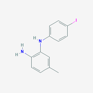 molecular formula C13H13IN2 B13100368 N1-(4-Iodophenyl)-5-methylbenzene-1,2-diamine 