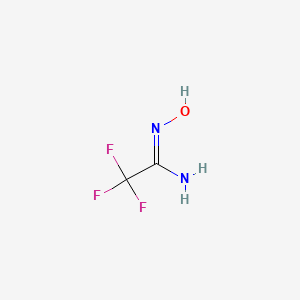molecular formula C2H3F3N2O B1310040 (1Z)-2,2,2-Trifluoro-N'-hydroxyethanimidamide CAS No. 4314-35-6