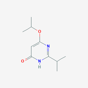 molecular formula C10H16N2O2 B13100453 6-Isopropoxy-2-isopropylpyrimidin-4(1H)-one 